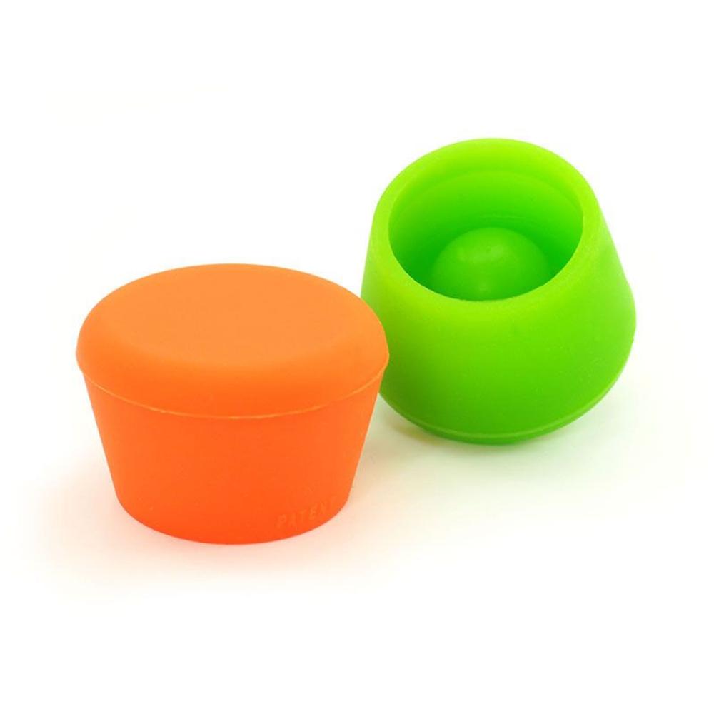 Bouchon à vin en silicone 2 pièces, Couleurs assorties - Pulltex - Bouchon à vin et champagne - - La Guilde Culinaire