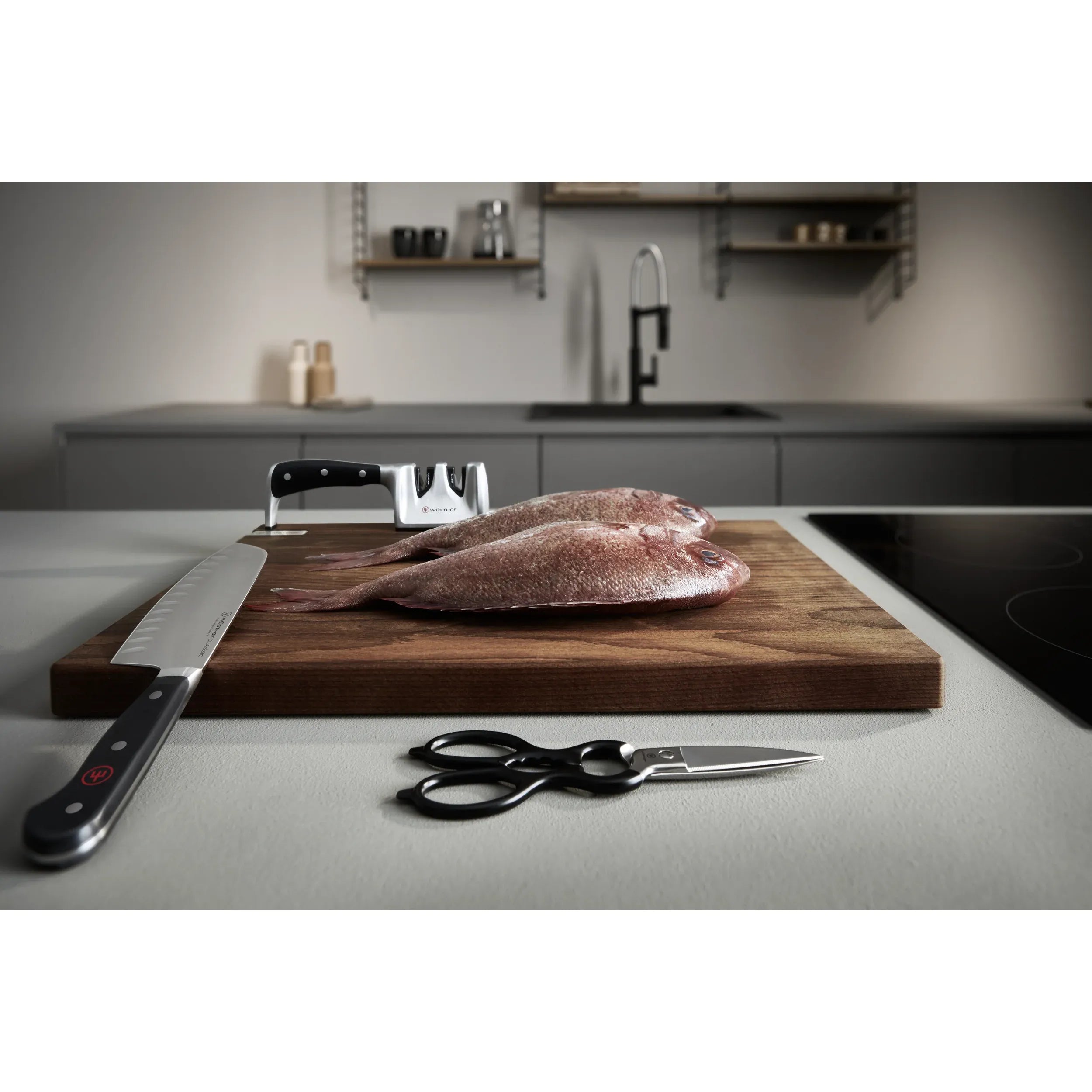 Aiguiseur de couteaux portatif à 2 niveaux - Wüsthof - Couteau de Chef - - La Guilde Culinaire