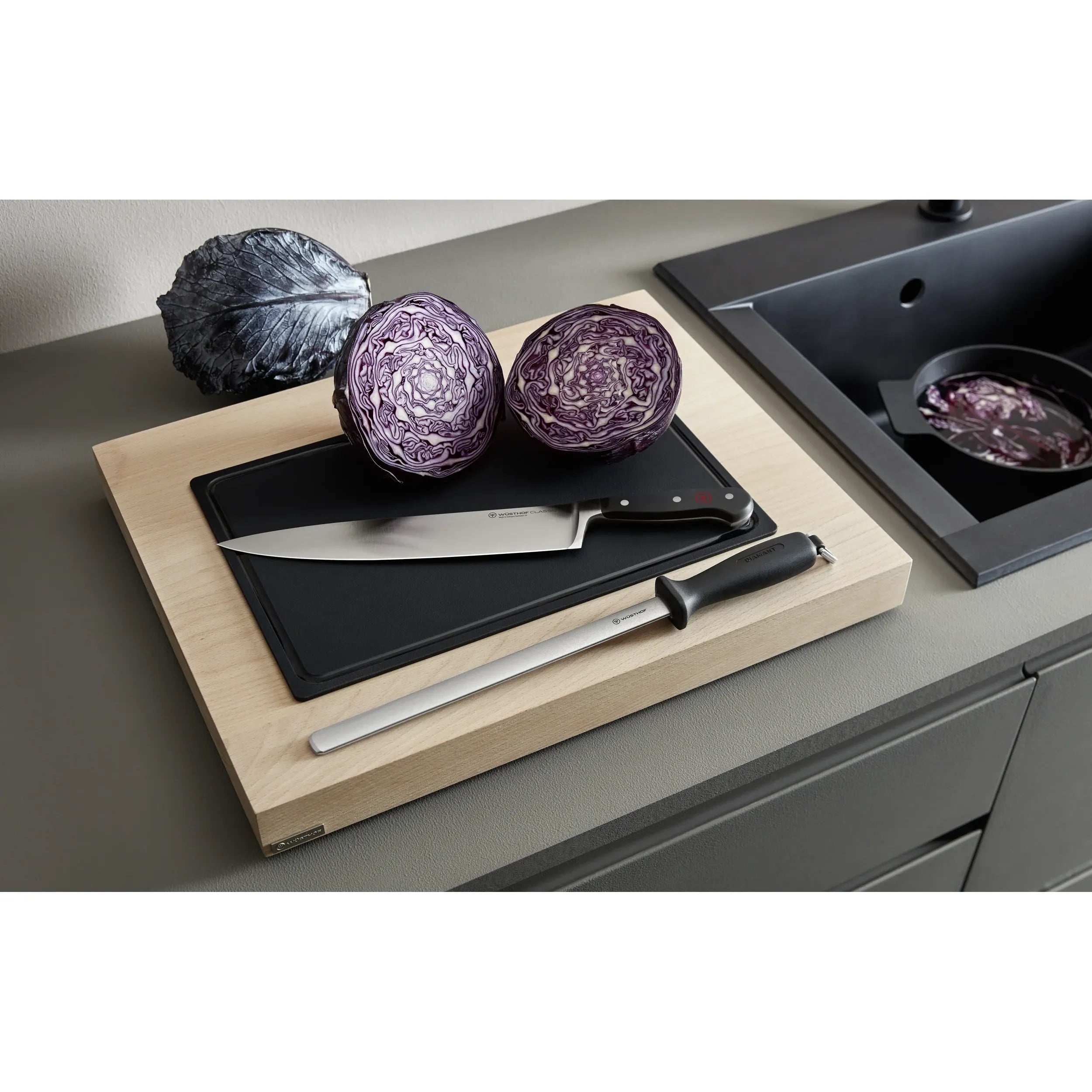 Aiguiseur de couteaux diamant fin 26 cm / 10 po - Wüsthof - Aiguiseur et affutoir - - La Guilde Culinaire