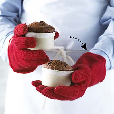Ensemble de 2 gants de cuisine et bbq (rouge) - Trudeau - Gant de cuisine - - La Guilde Culinaire