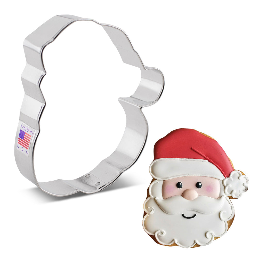 Emporte-pièce face du père Noël 4 1/4" - Ann Clark Cookie Cutters - Emporte-pièce - - La Guilde Culinaire