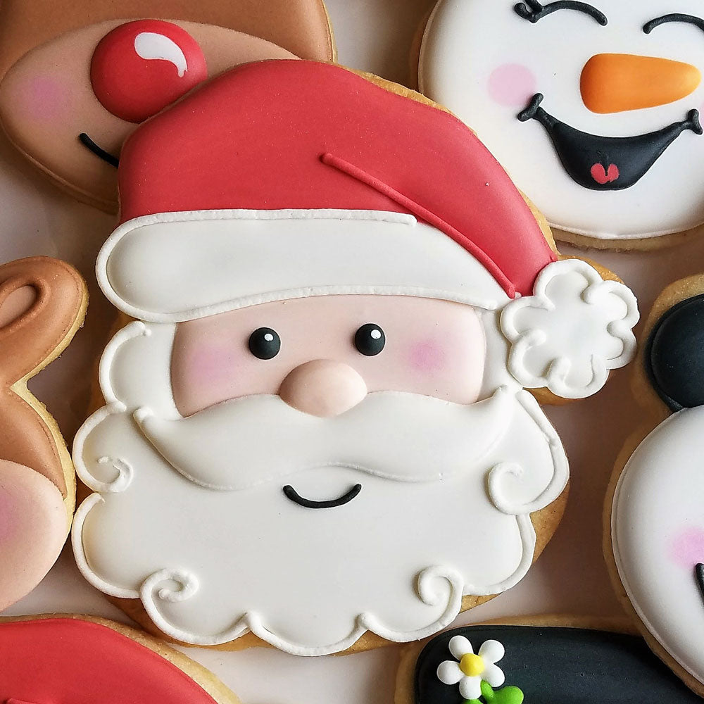 Emporte-pièce face du père Noël 4 1/4" - Ann Clark Cookie Cutters - Emporte-pièce - - La Guilde Culinaire