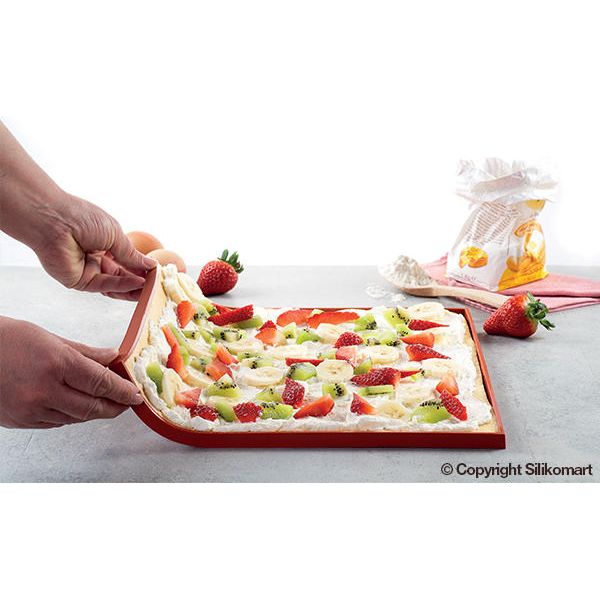 Tapis Roulade en Silicone 325 X 325 X H 10mm - SilikoMart - Moule à gâteaux - - La Guilde Culinaire