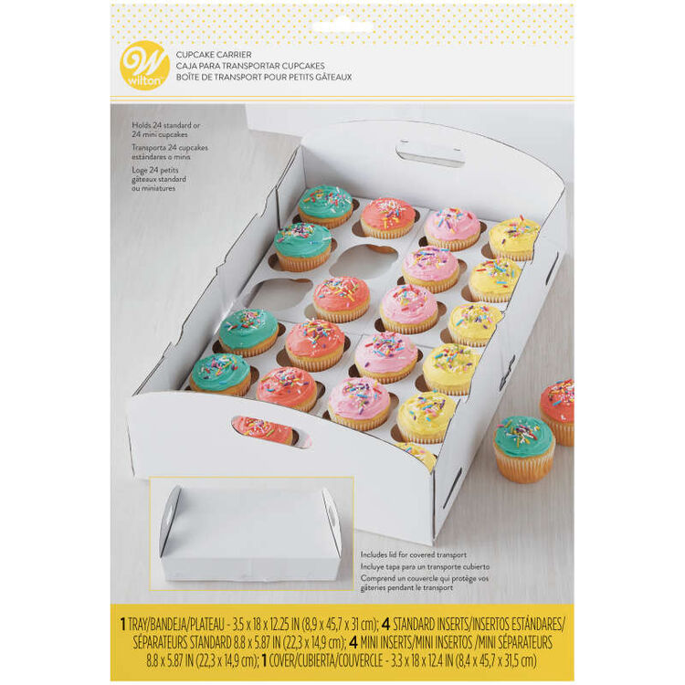 Boîte de Transport pour Cupcakes - Wilton - Boîte à gâteau - - La Guilde Culinaire