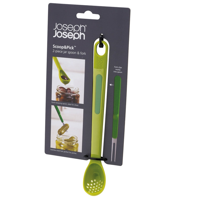 Cuillère et fourchette Scoop&Pick - Joseph Joseph - Couvert de table - - La Guilde Culinaire