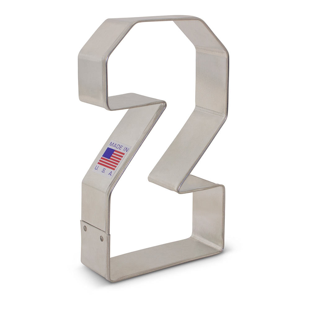 Emporte-pièce Chiffre 2 - 4.25" x 2.5" - Ann Clark Cookie Cutters - Emporte-pièce - - La Guilde Culinaire