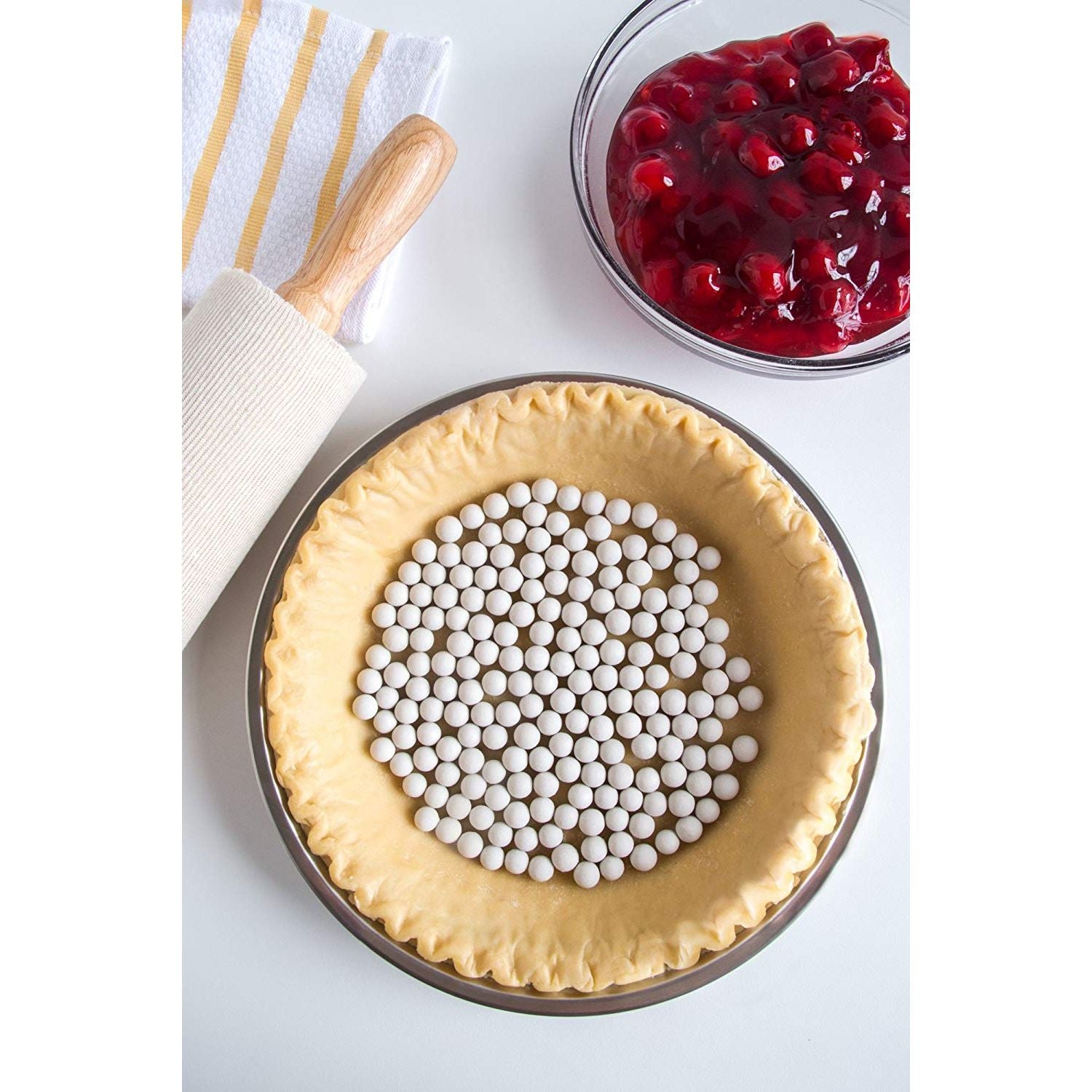 Poids en céramique pour tarte dans un pot masson ! - Fox Run - Accessoire - - La Guilde Culinaire
