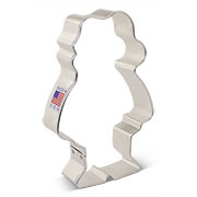 Emporte-pièce Père Noël mignon 4 1/2" x 3" - Ann Clark Cookie Cutters - Emporte-pièce - - La Guilde Culinaire