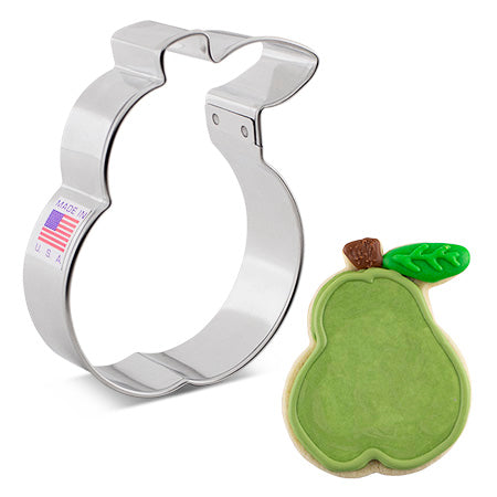 Emporte-pièce Poire 3,75" x 2,75" - Ann Clark Cookie Cutters - Emporte-pièce - - La Guilde Culinaire