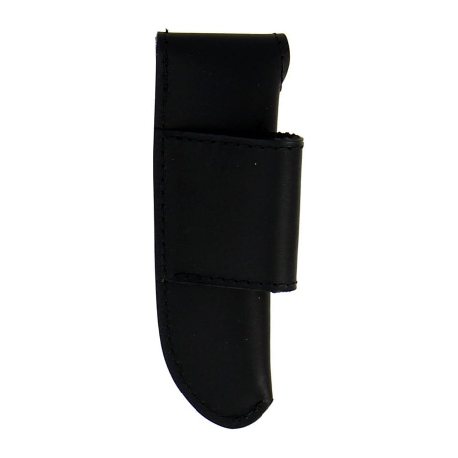 Etui en Cuir Buron 12 cm – Laguiole Noir - Laguiole - Couteau de poche - B 3 N - La Guilde Culinaire