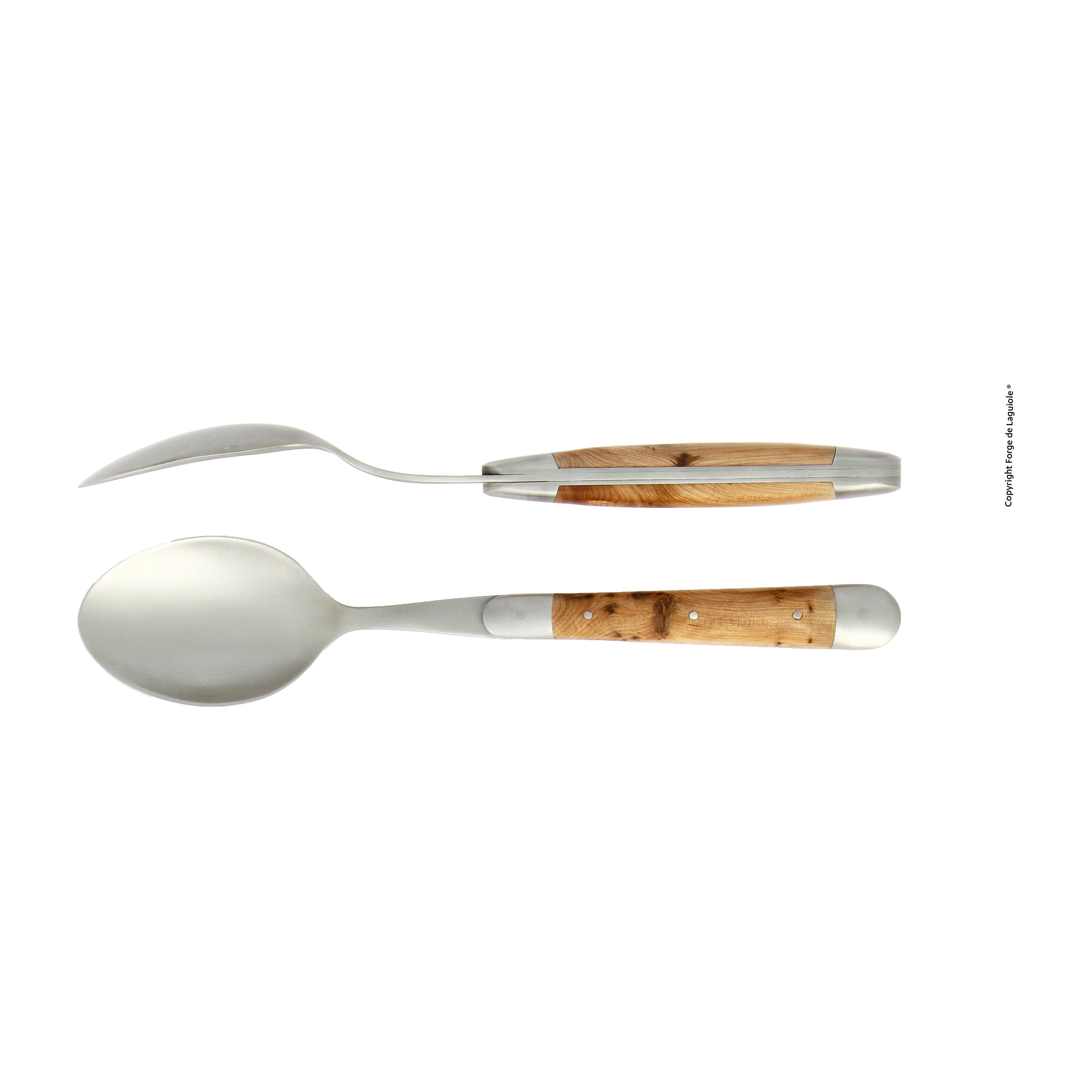 Cuillère, satinée Genévrier – Laguiole - Laguiole - Cuillère de cuisine - - La Guilde Culinaire
