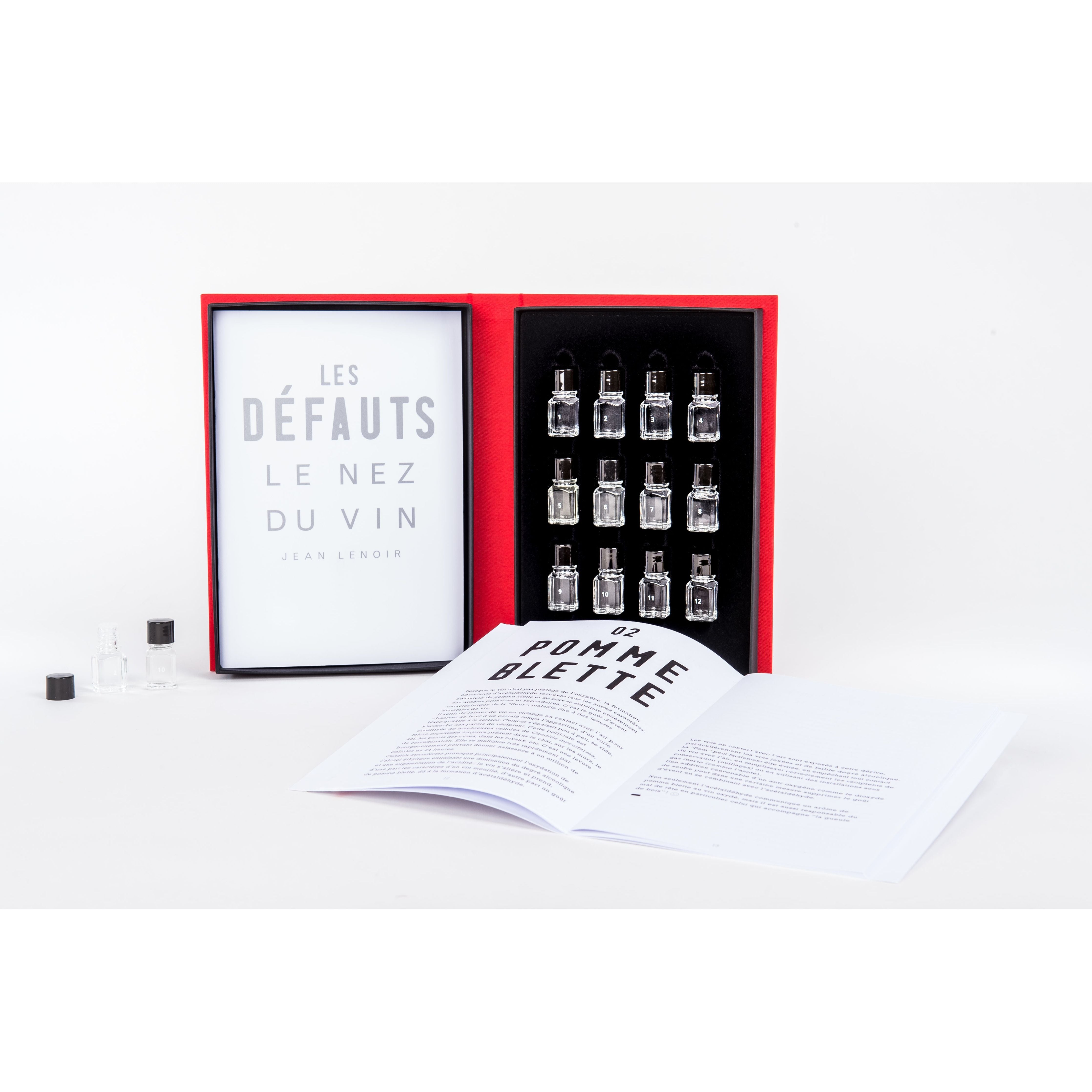 Les défauts du vin - 12 arômes Français - Le Nez du Vin - Livre d'alcool et boisson - VIN12DEFFR - La Guilde Culinaire