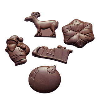 Moule pour chocolat en polycarbonate - Décor Bûche #R37 - Cacao Barry - Moule pour chocolat - - La Guilde Culinaire