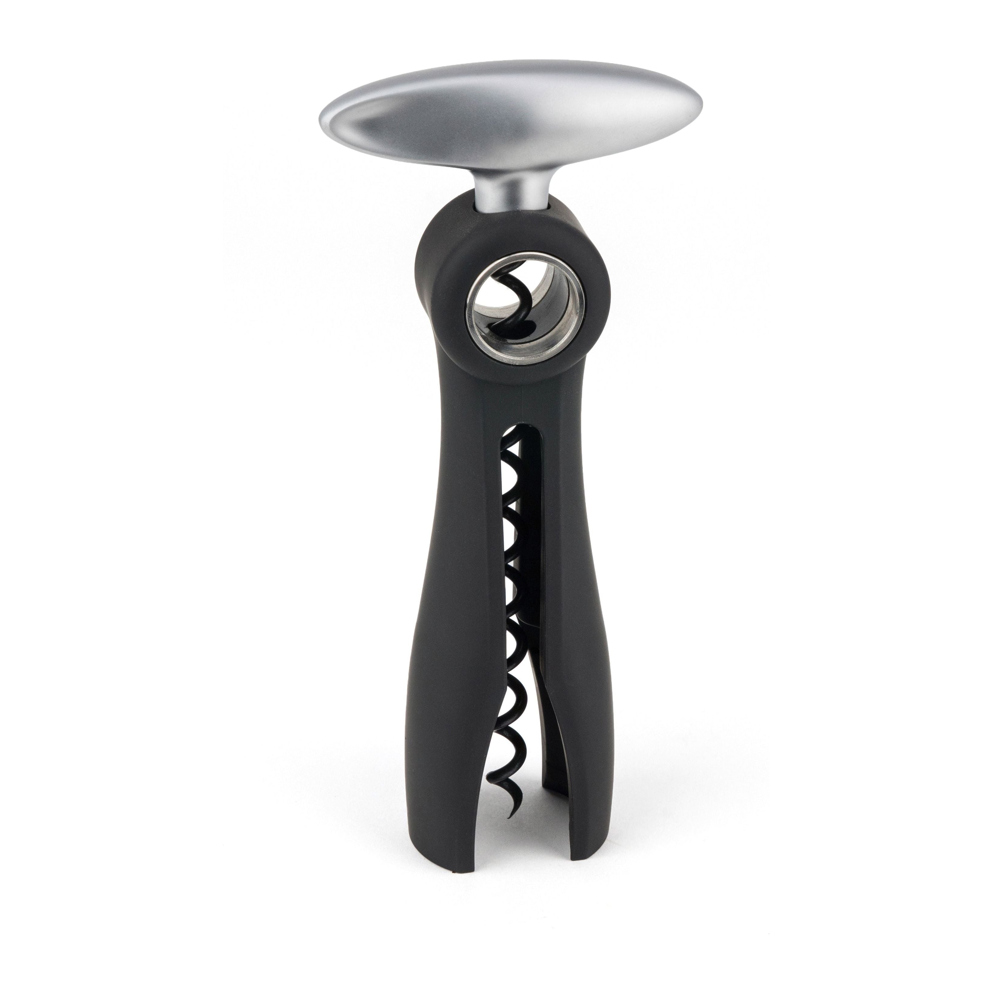 Tire-bouchon à vis sans fin couleur noir avec coupe-capsule 19 cm - Salma Peugeot - Peugeot - Tire-bouchon - - La Guilde Culinaire