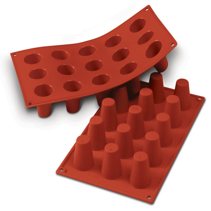 Moule BABA en silicone flexible SILICONFLEX - MINI BABA - SilikoMart - Moule à gâteaux - - La Guilde Culinaire