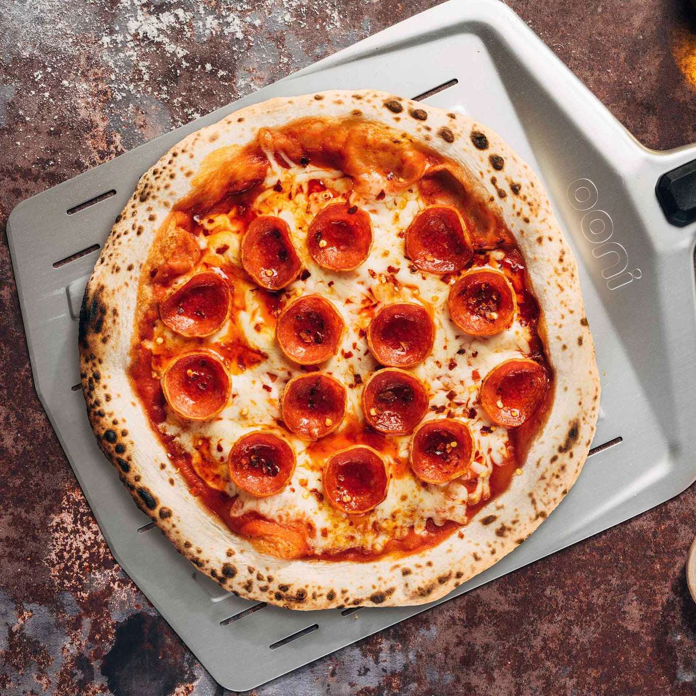 Pelle à pizza perforée 14" Ooni - Ooni - Pelle à pizza - - La Guilde Culinaire