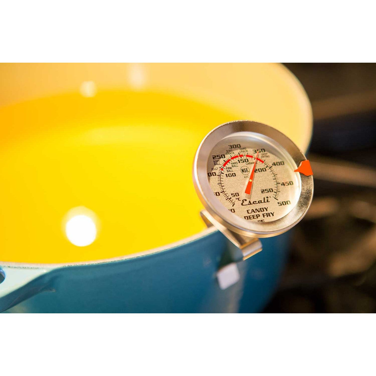 Thermomètre cadran à Bonbons et friture - Escali - Thermomètre à bonbon et friture - - La Guilde Culinaire