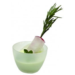 Mini Bol' verre effet givré - pqt 6 - Solia - Service de table jetable - - La Guilde Culinaire