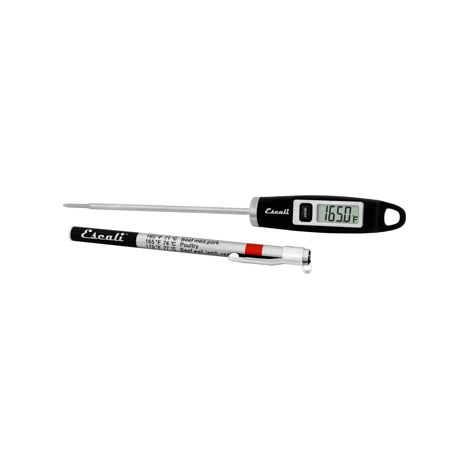 Thermomètre digital Gourmet Noir - Escali - Thermomètre de cuisine - DH1-B - La Guilde Culinaire