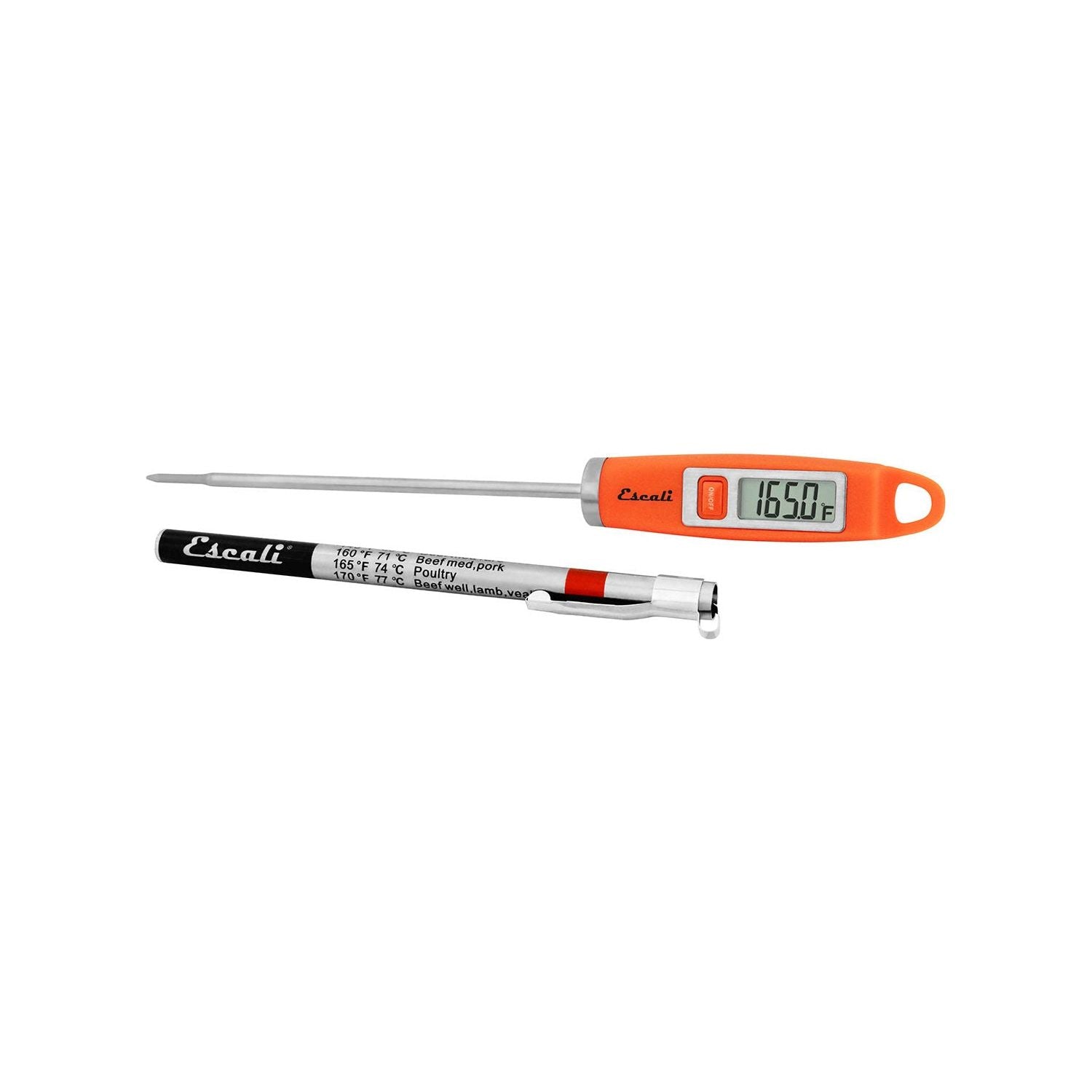 Thermomètre digital Gourmet Orange - Escali - Thermomètre de cuisine - DH1-O - La Guilde Culinaire