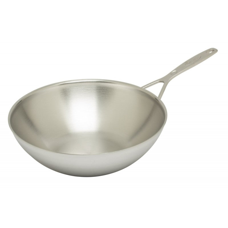 Wok 30cm à fond plat Industry - Demeyere - Wok - - La Guilde Culinaire
