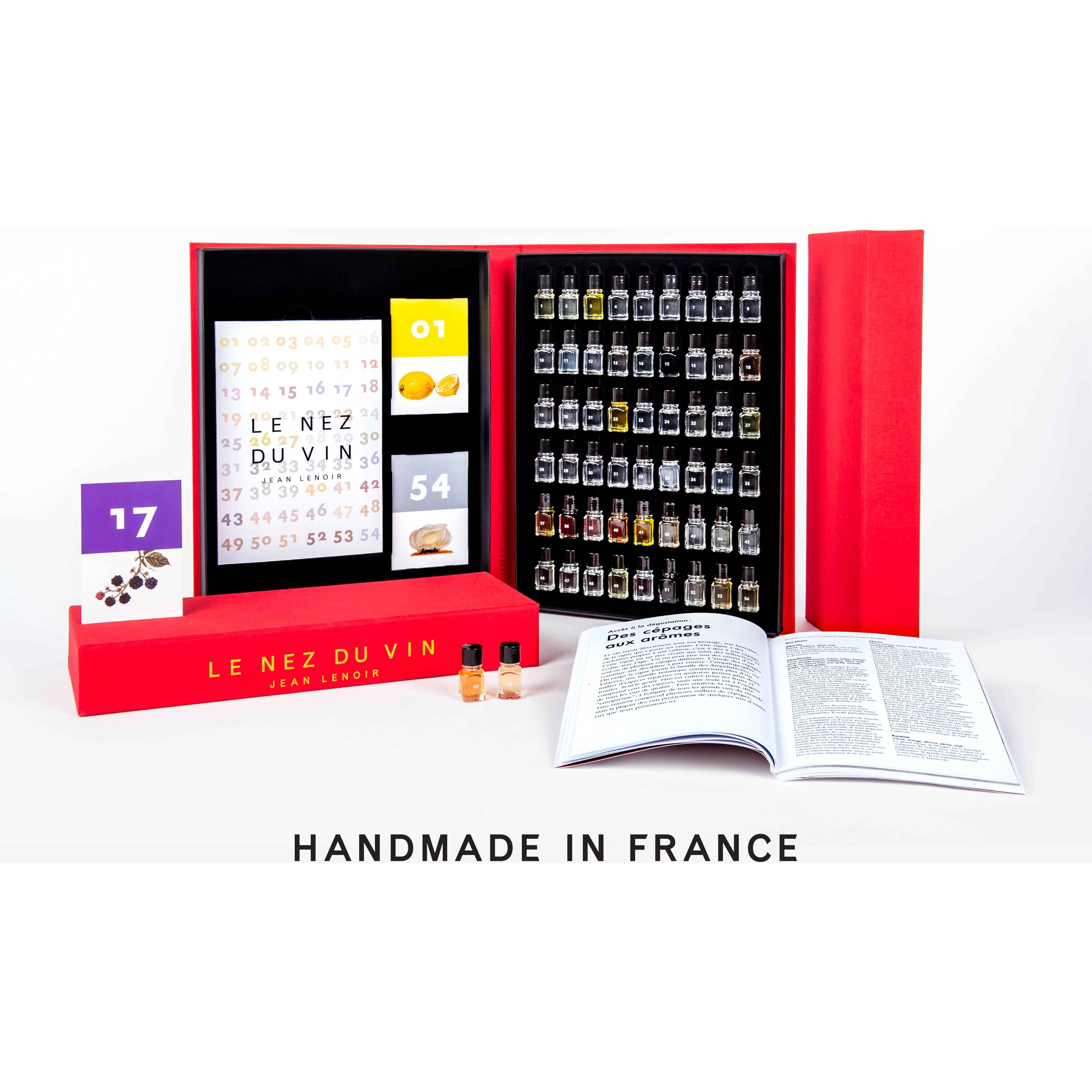 Le Grand Coffret - 54 Arômes - Le Nez du Vin - Livre d'alcool et boisson - - La Guilde Culinaire