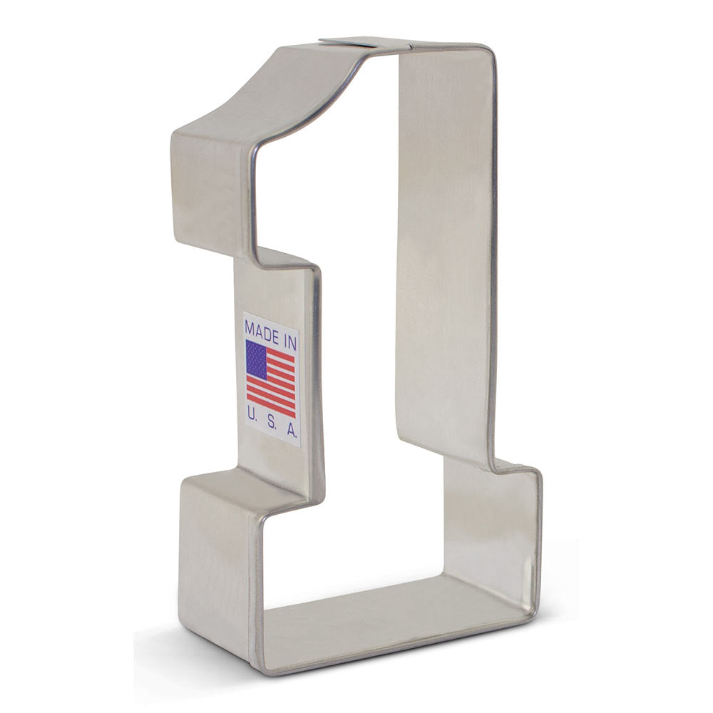 Emporte-pièce Chiffre 1 - 3 1/4" x 1 3/4" - Ann Clark Cookie Cutters - Emporte-pièce - - La Guilde Culinaire