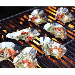 Coquilles d'Huîtres en inox ( ensemble de 12) ! - Outset - Coquille d'huître - - La Guilde Culinaire