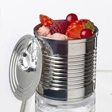 Boite de conserve 220 ml Argenté - paquet 20 - Solia - Service de table jetable - - La Guilde Culinaire