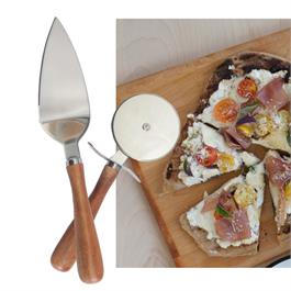 Ensemble d'ustensiles pour la pizza - Natural Living - Accessoire de découpe de pizza - - La Guilde Culinaire
