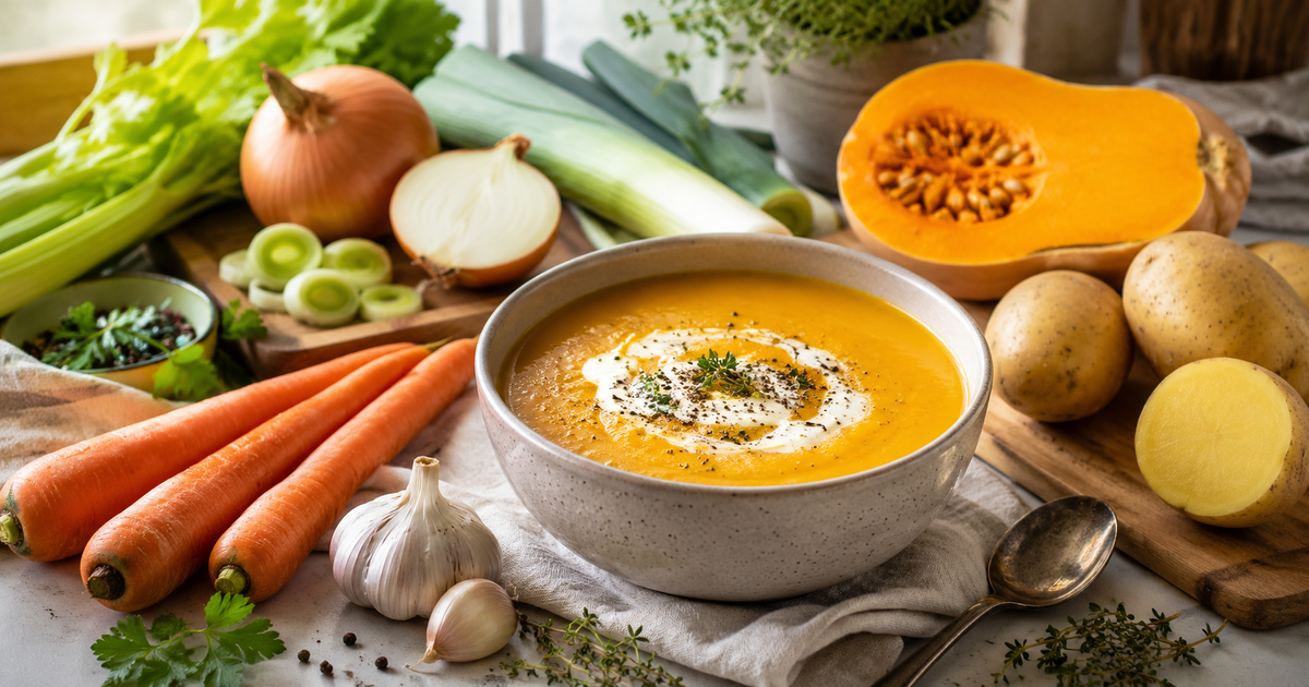 L’art du potage : astuces, légumes et secrets