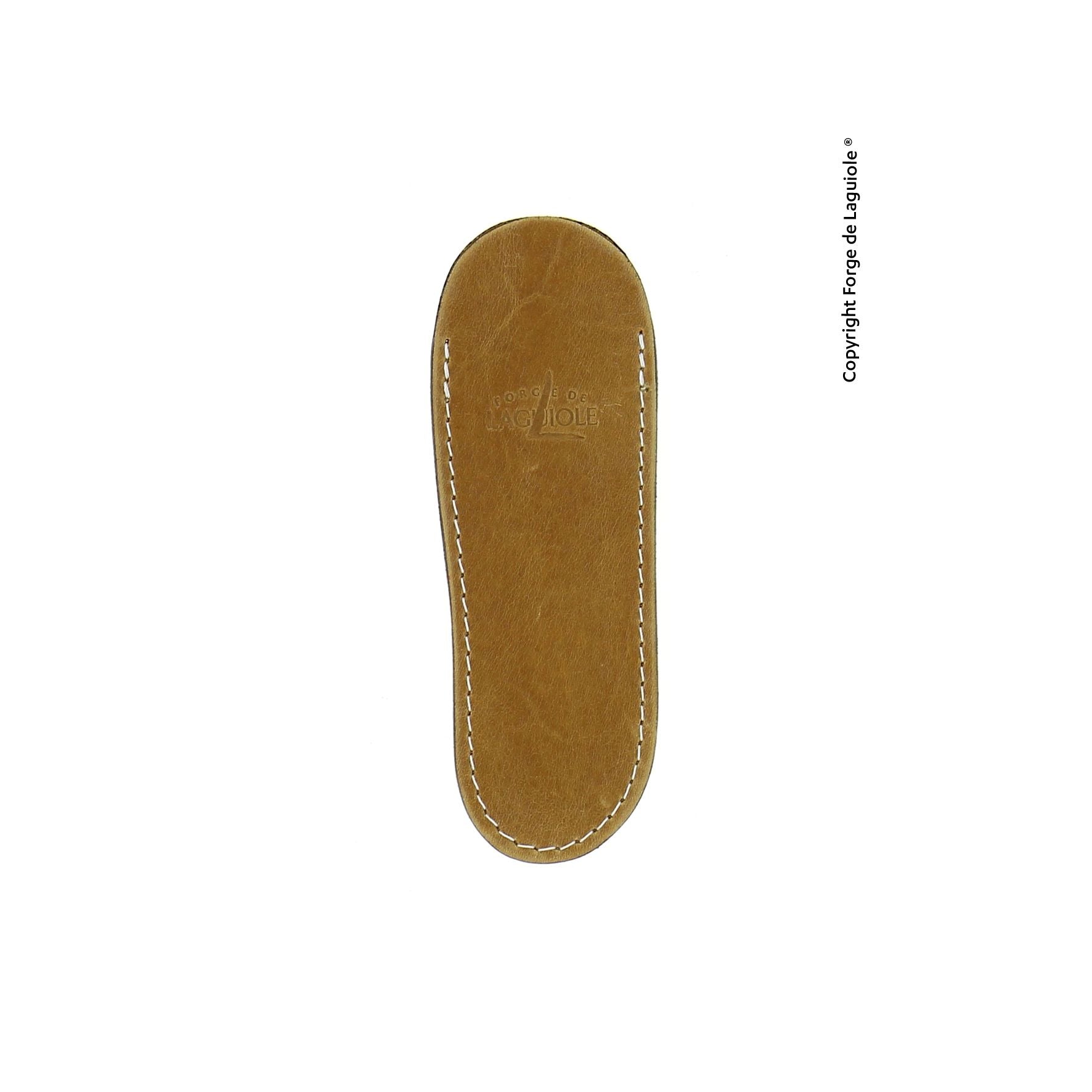 Etui en Cuir Buron 11 cm - Foureau – Laguiole Fauve - Laguiole - Couteau de poche - 00000581 - F 2 F - La Guilde Culinaire