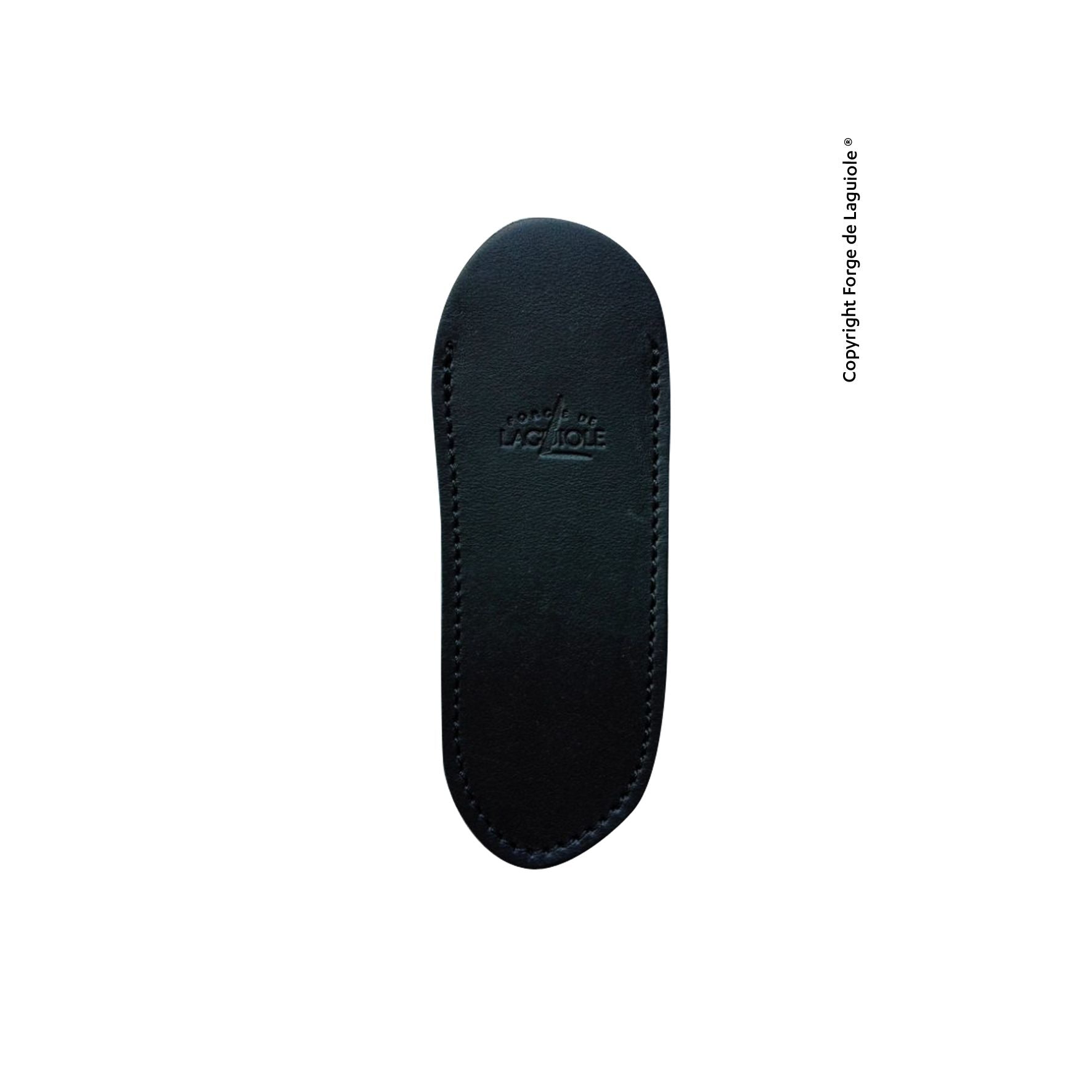 Etui en Cuir Buron 11 cm - Foureau – Laguiole Noir - Laguiole - Couteau de poche - 00000582 - F 2 N - La Guilde Culinaire