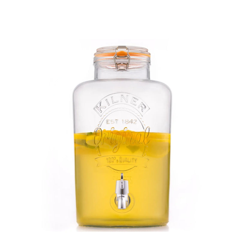 Distributeur de boissons à clip - 5L    - Kilner - Distributeur à boisson -  - La Guilde Culinaire