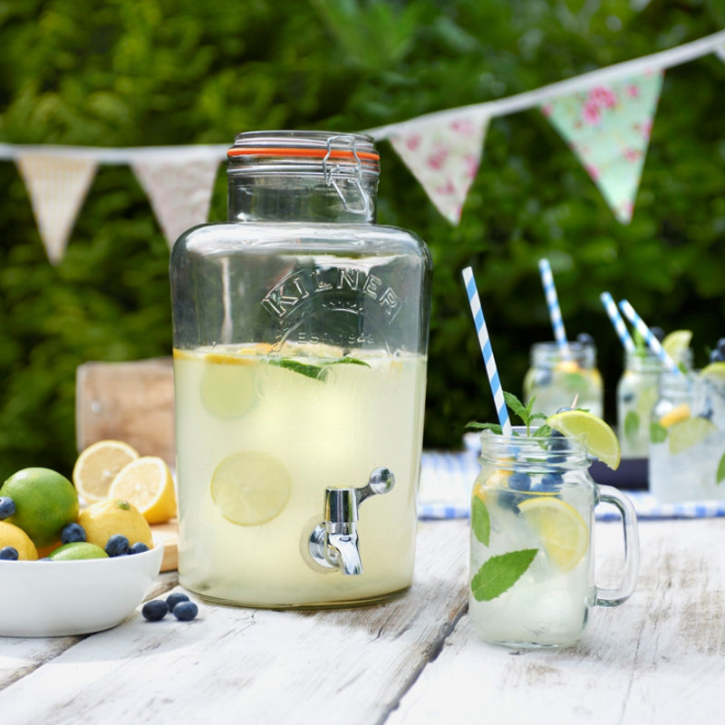 Distributeur de boissons à clip - 5L    - Kilner - Distributeur à boisson -  - La Guilde Culinaire