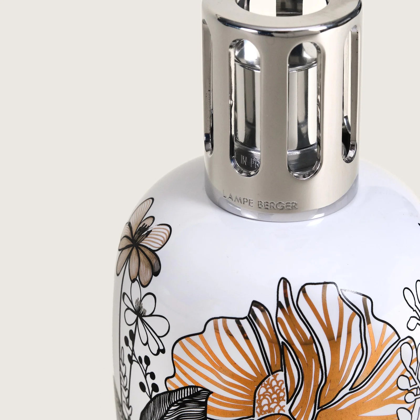Lampe Berger Porcelaine Blanche Végétale - Maison Berger Paris - Lampe Berger - - La Guilde Culinaire
