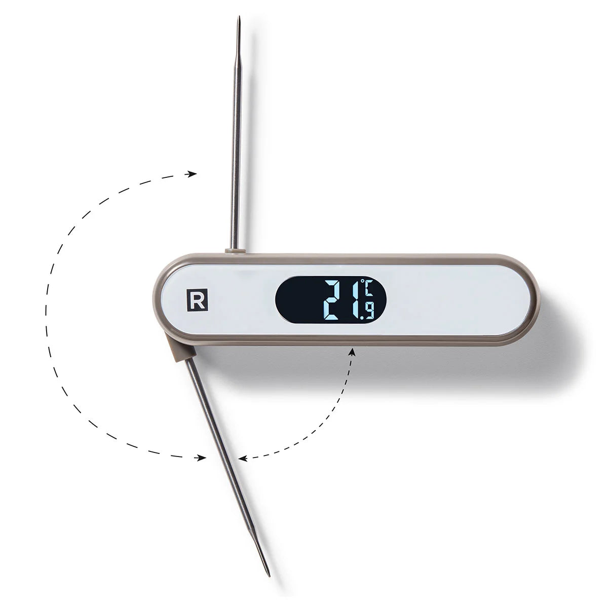 Thermomètre numérique à sonde repliable RICARDO    - Ricardo - Thermomètre de cuisine -  - La Guilde Culinaire