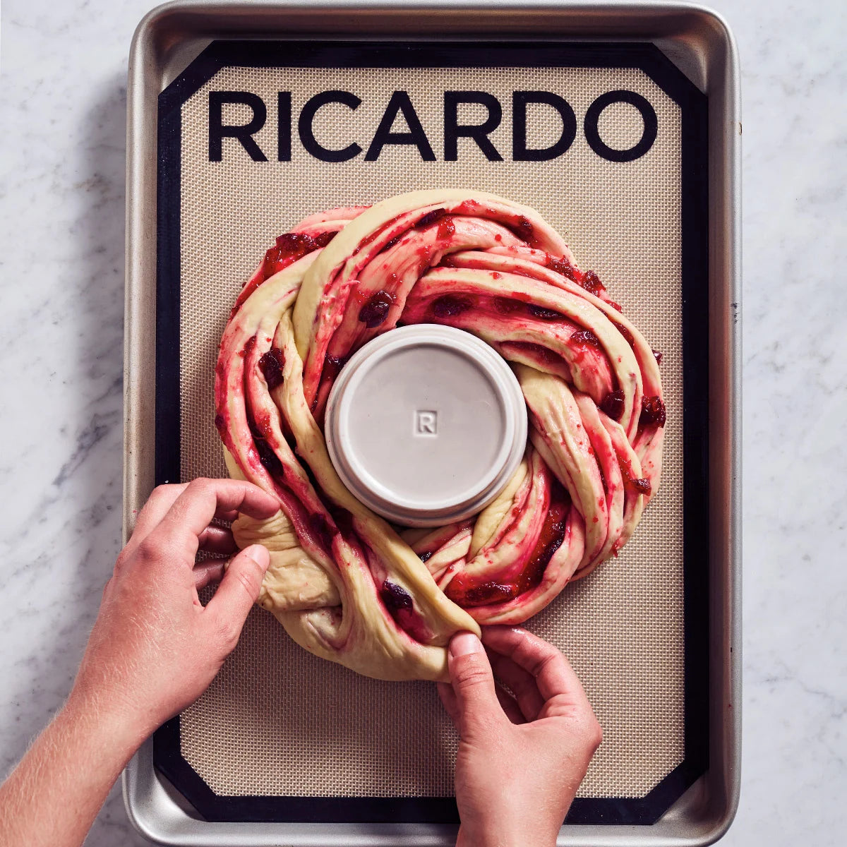 Grande plaque de cuisson antiadhésive RICARDO    - Ricardo - Moule à gâteaux -  - La Guilde Culinaire