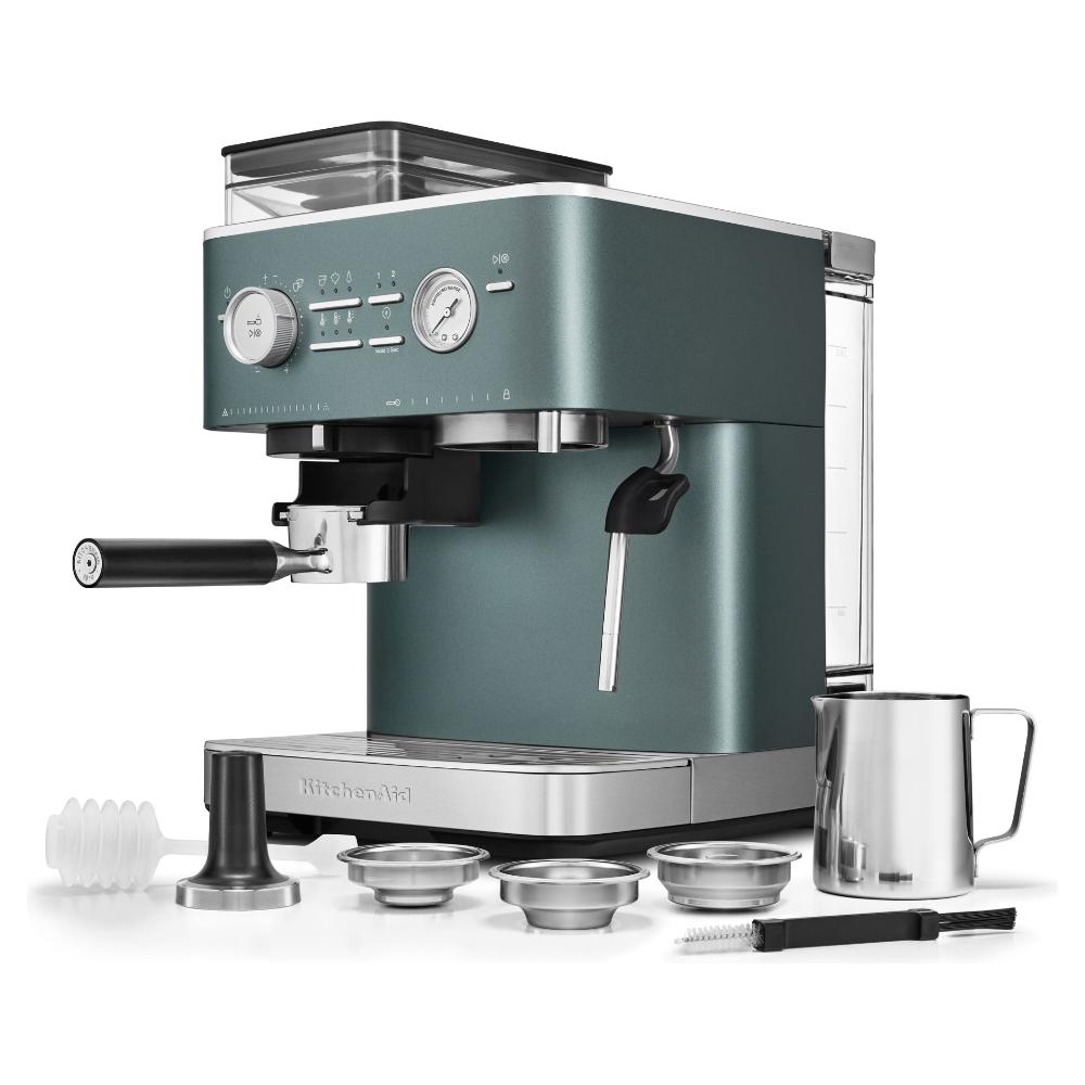 Machine à espresso semi-automatique avec moulin à meule    - Kitchenaid - Machine à espresso -  - La Guilde Culinaire