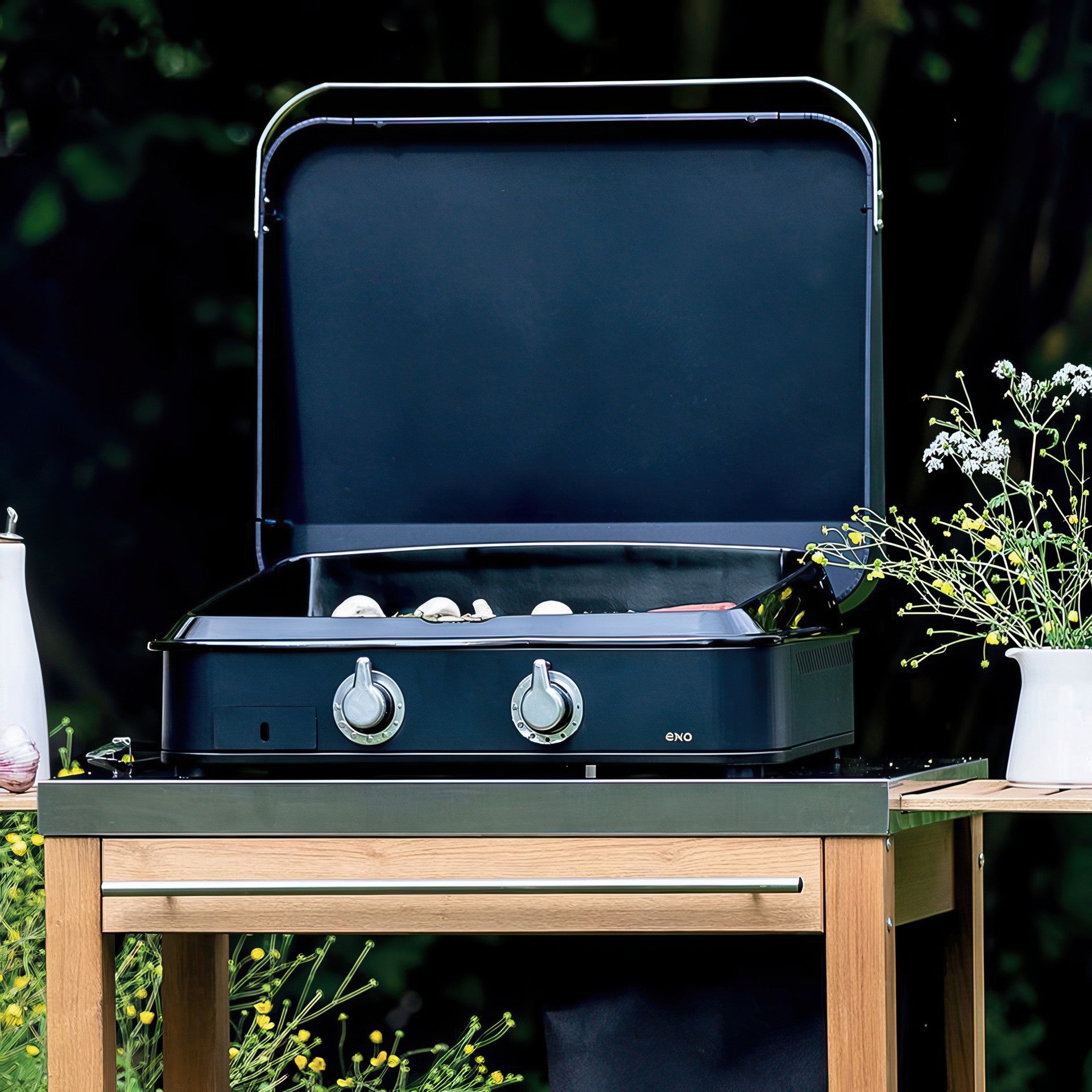 Couvercle Plancha ENOSIGN 65 Bleu Navy - ENO - Couvercle de protection - - La Guilde Culinaire