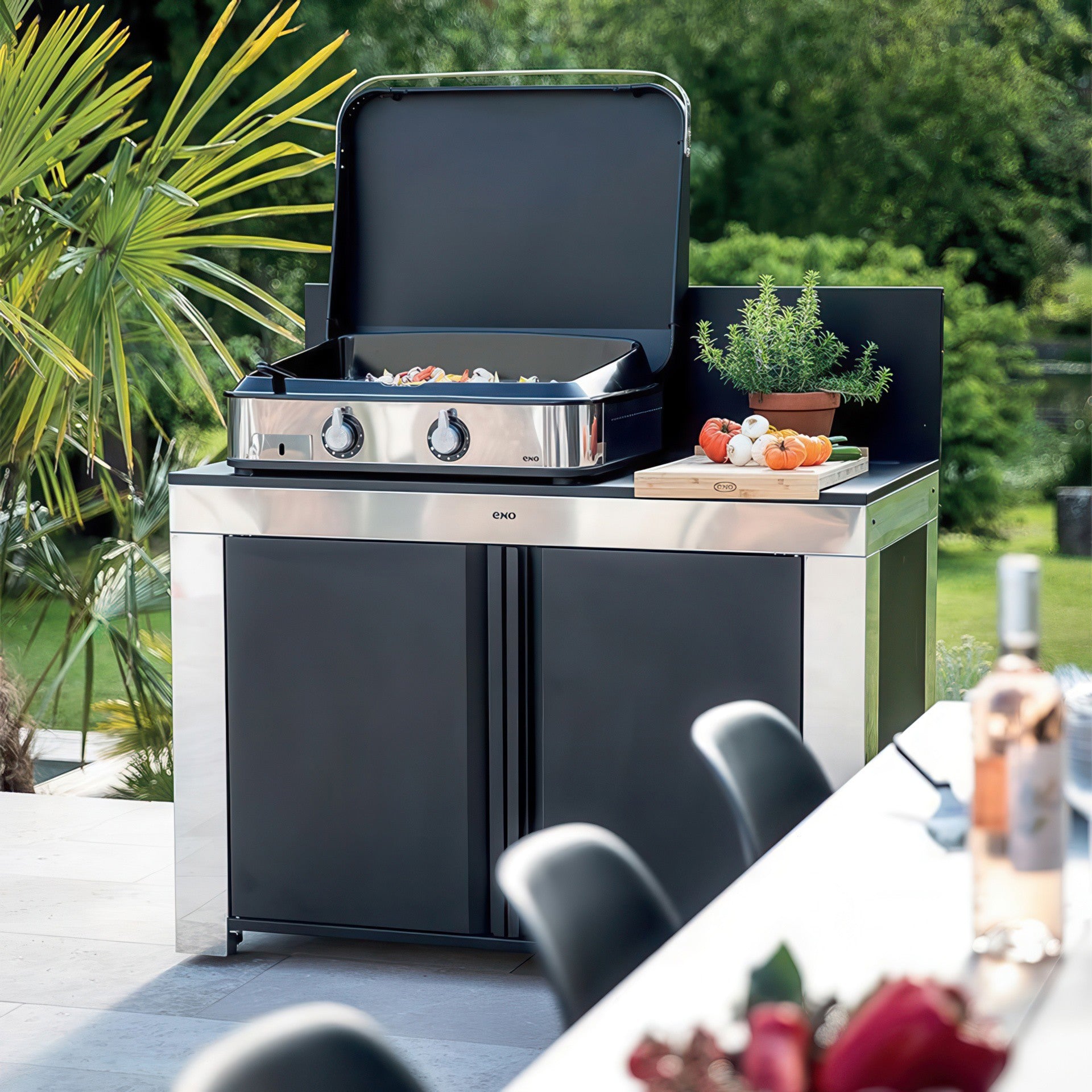 Couvercle Plancha ENOSIGN 65 Noir - ENO - Couvercle de protection - - La Guilde Culinaire