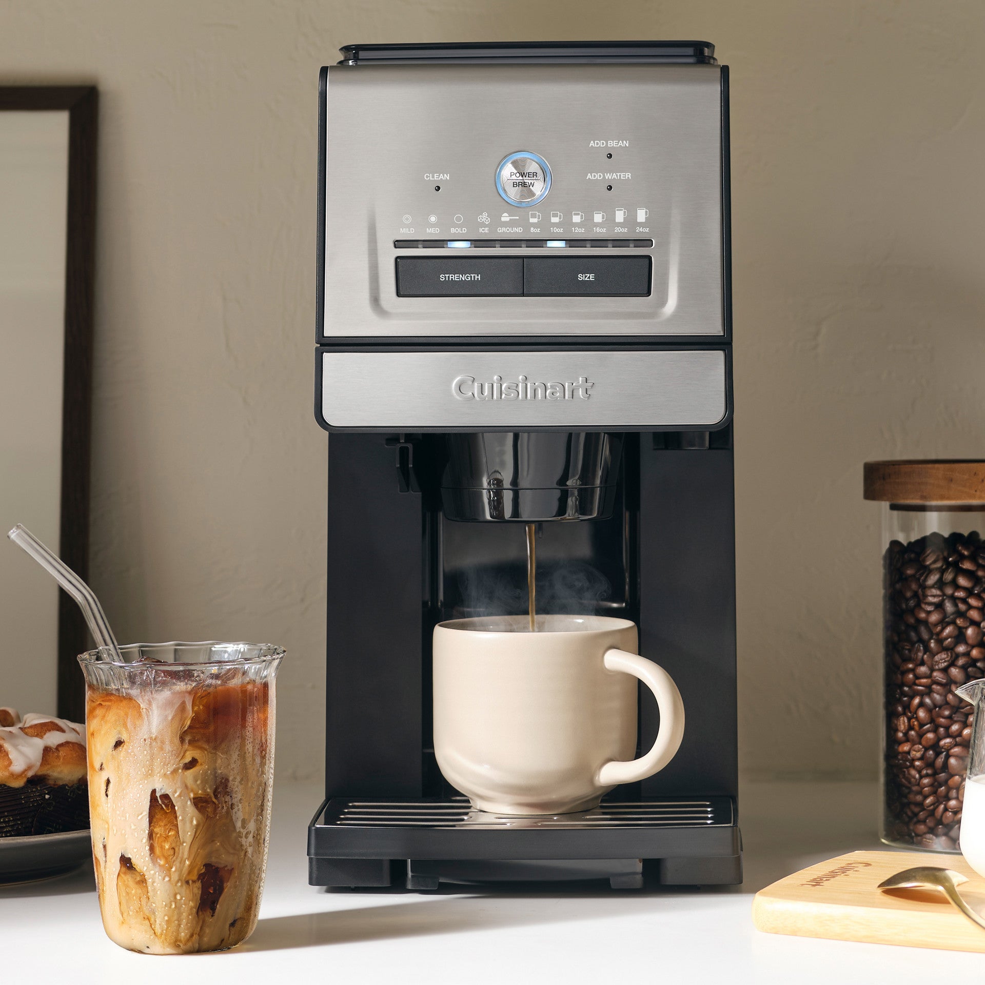 Cafetière à portion individuelle Custom Grind and Brew - Cuisinart - Cafetière - - La Guilde Culinaire