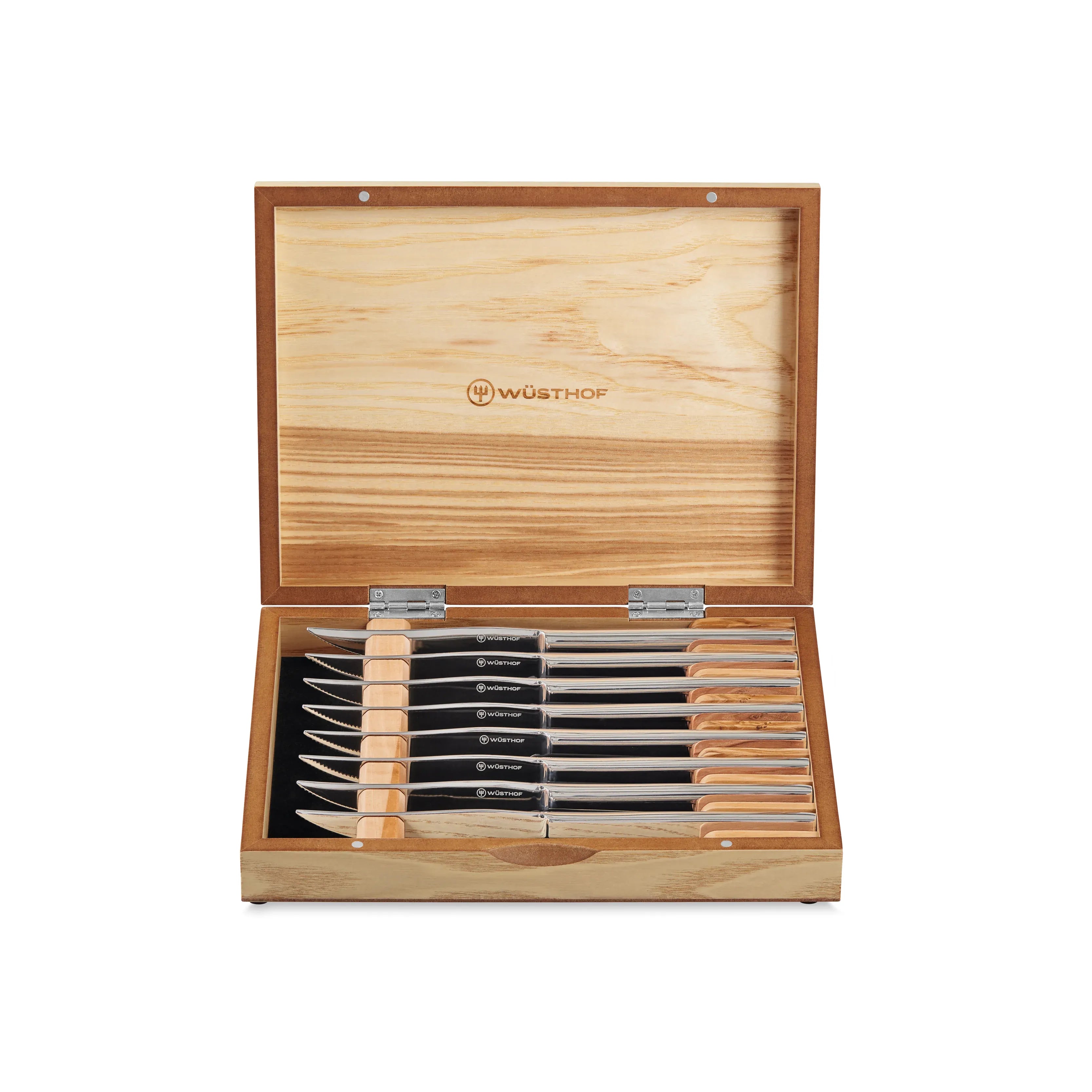 Ensemble de 8 couteaux à steak en acier inoxydable Mignon - Wüsthof - Couteau à steak - - La Guilde Culinaire