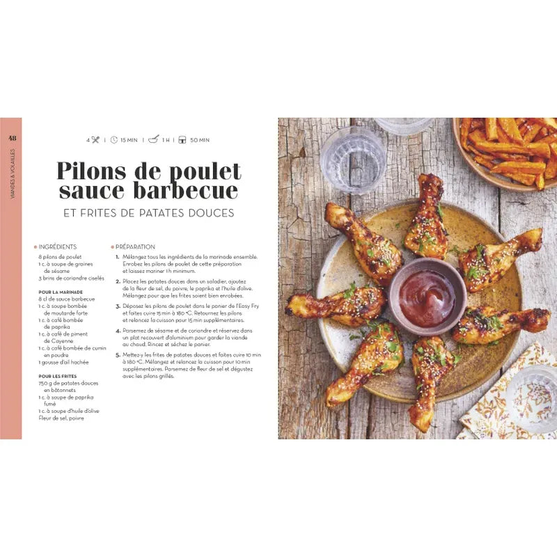 80 recettes au Air Fryer - Easy Fry & Grill - Larousse Ed. - Livre de cuisine - - La Guilde Culinaire