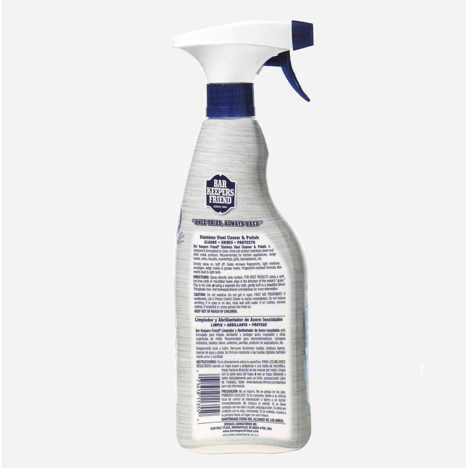 Nettoyant et poli pour acier inoxydable    - Fox Run - Nettoyant -  - La Guilde Culinaire