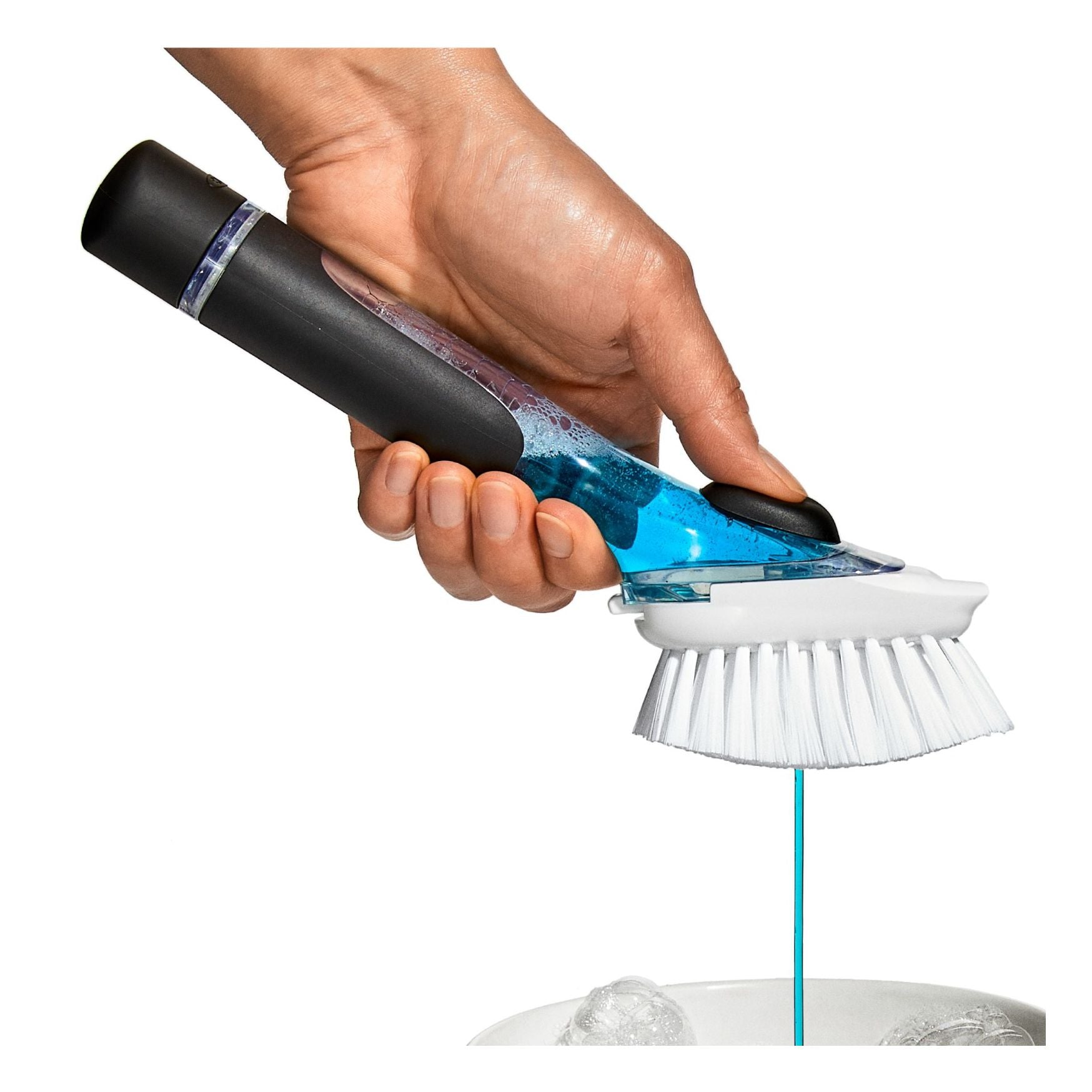 Brosse à vaisselle distributrice de savon    - OXO - Brosse de nettoyage -  - La Guilde Culinaire