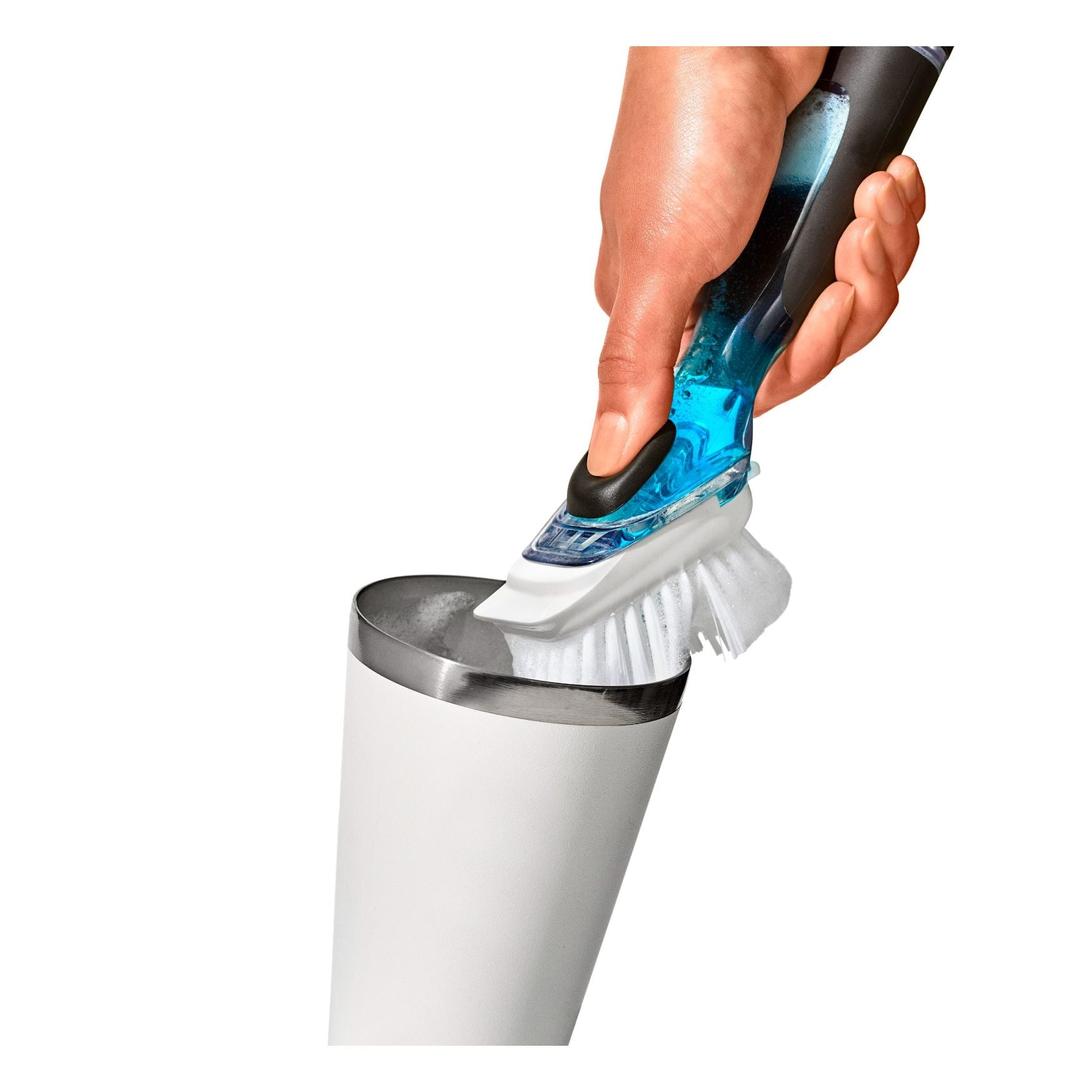 Brosse à vaisselle distributrice de savon    - OXO - Brosse de nettoyage -  - La Guilde Culinaire