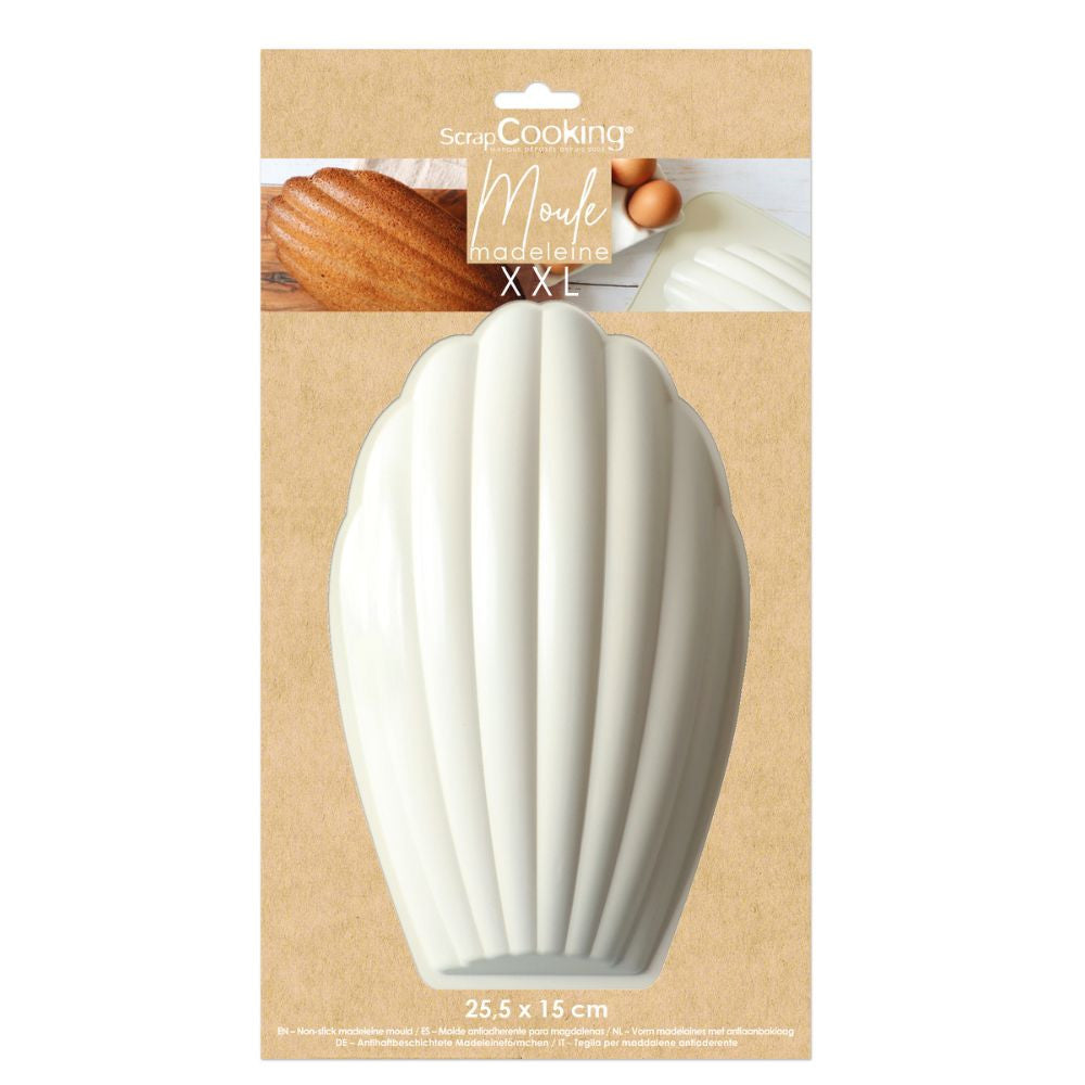 Moule madeleine XXL Acier Antiadhésif - Scrapcooking - Moule à cannelé - - La Guilde Culinaire