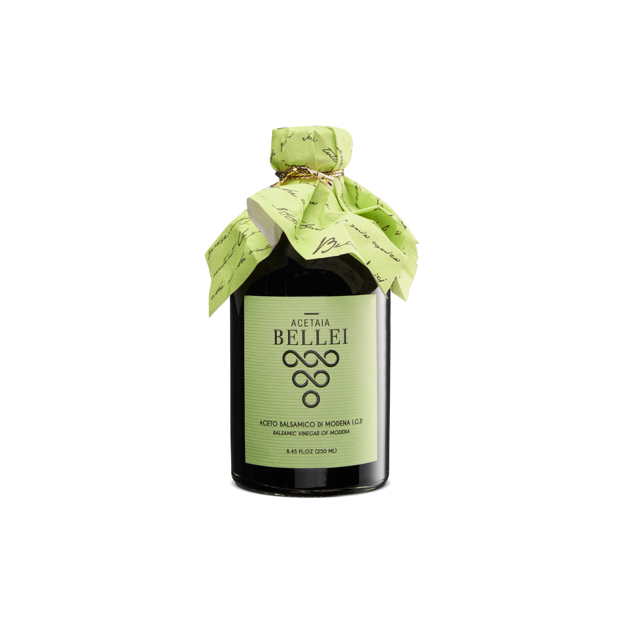 Vinaigre balsamique de Modène IGP "Precious Green" 1.18 - 250ml - Acetaia Bellei - Vinaigre - - La Guilde Culinaire