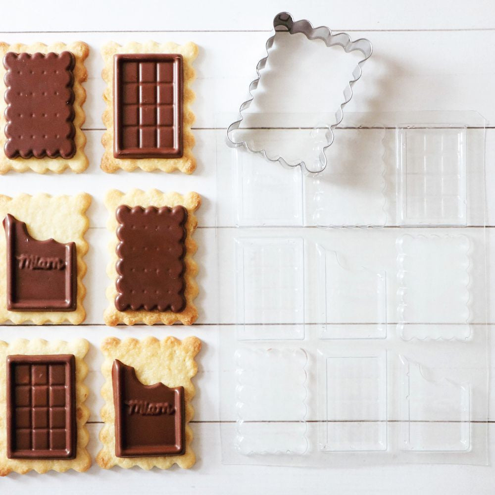 Biscuits school - Emporte-pièce et moule à chocolat pour goûters gourmands - Scrapcooking - Emporte-pièce - - La Guilde Culinaire